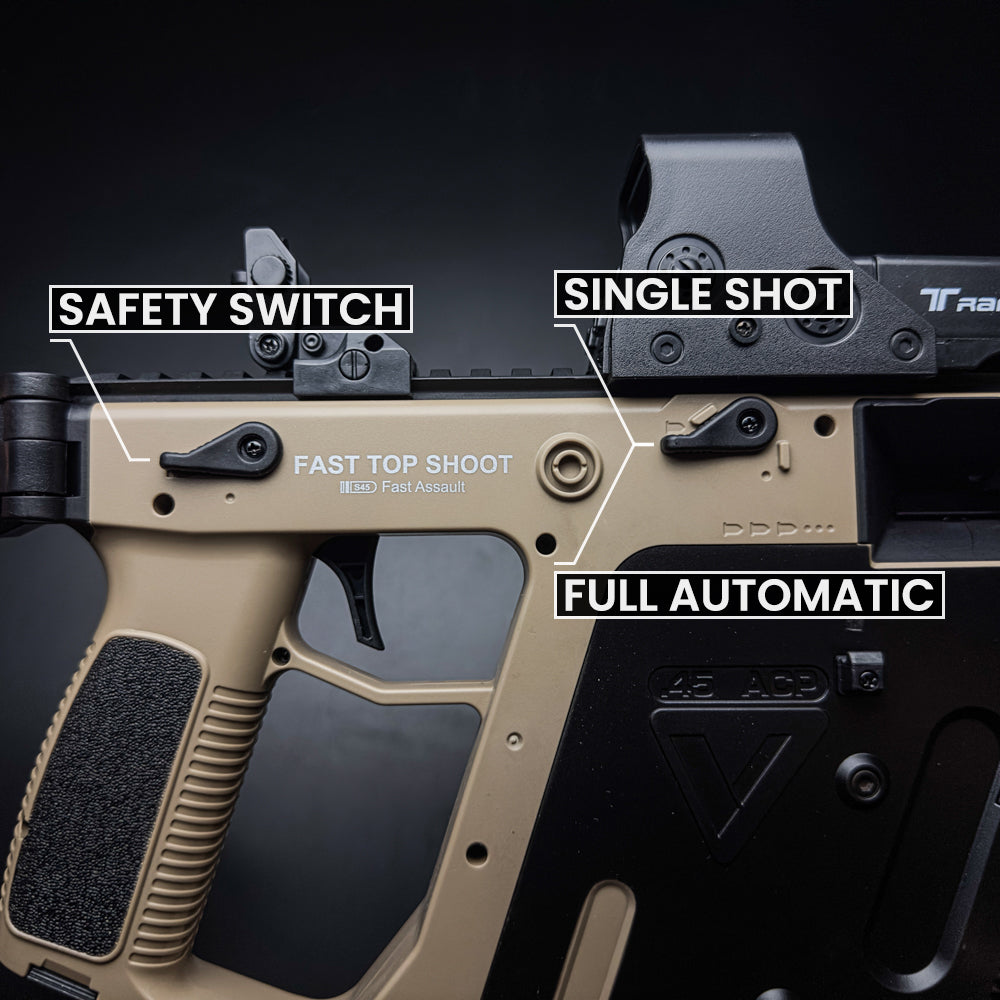Kriss Vector Gel Blaster (įskaitant 10 000 Gel rutuliukų